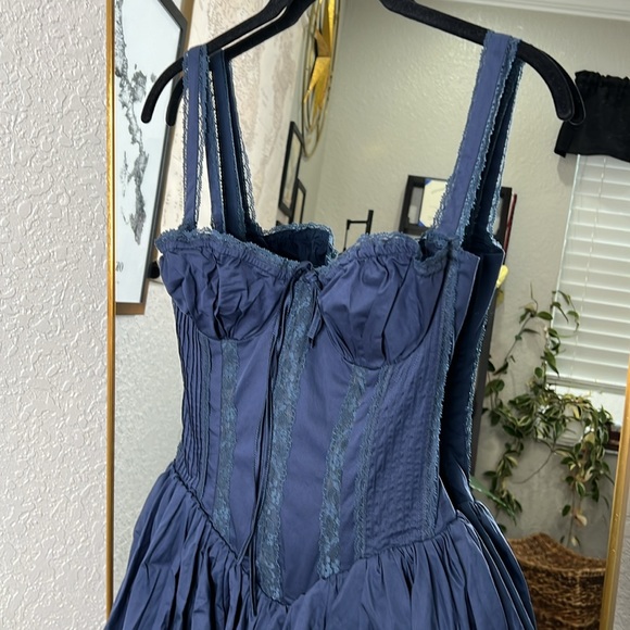 HOUSE OF CB 'Pietra' French Navy Corset Mini Dress NWOT - Picture 7 of 10